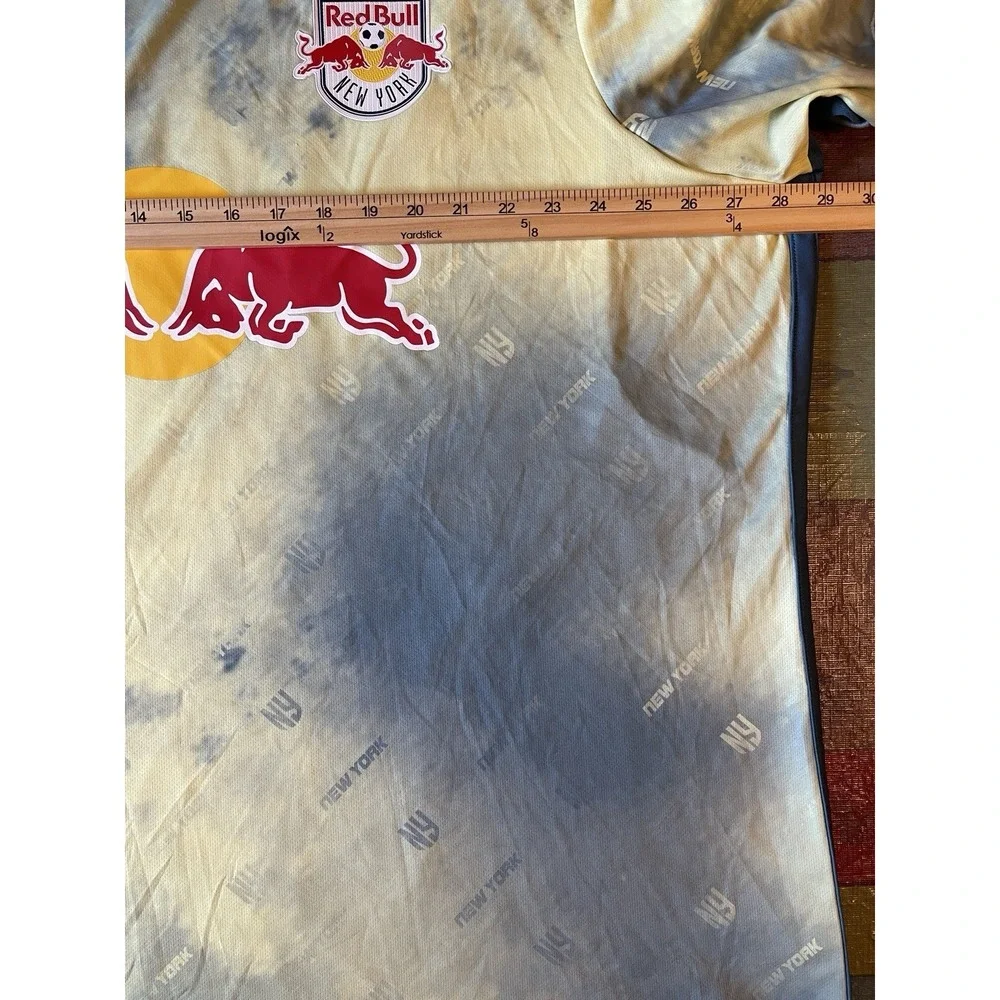 Men's 3XL NWOT New York Red Bulls John Tolkin #47 Adidas 2023 Jersey Yellow